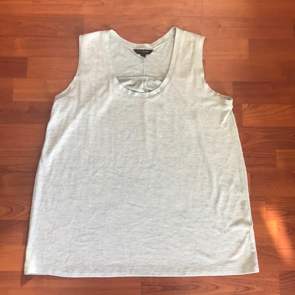 Banana Republic teal heathered tank